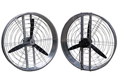Round cowshed fan