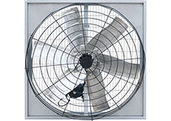 Belt type cowshed fan