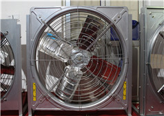 Double side net cowshed fan